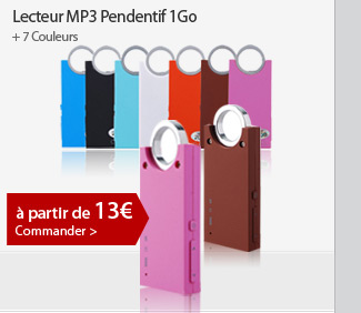 Lecteur MP3 Pendentif 1Go