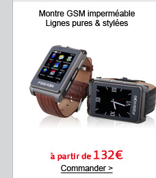 Montre GSM imperméable