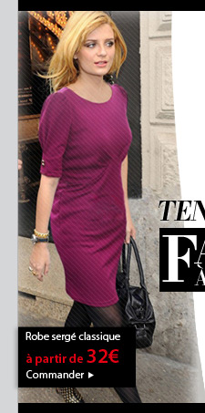 Robe sergé classique