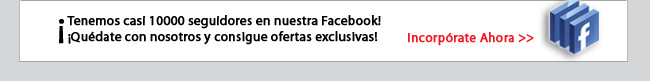 ¡Tenemos casi 10000 seguidores en nuestra Facebook!