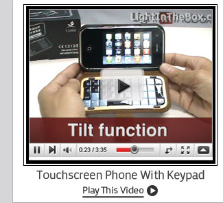Touchscreen Phone With Detachable Keypad