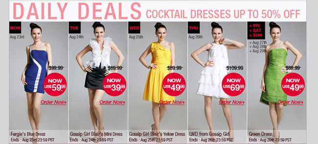 Cocktail Dresses UP TO 50% OFF