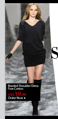 Beaded Shoulder Dress