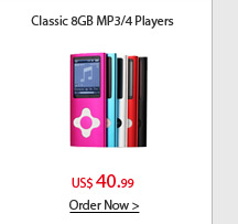 Classic 8GB MP3/4 Players