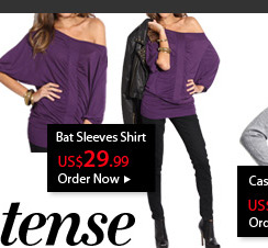 Bat Sleeves Shirt