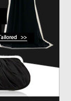 Bold Shoulder V-neck Gown
