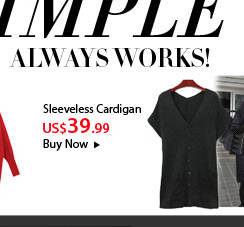 Sleeveless Cardigan