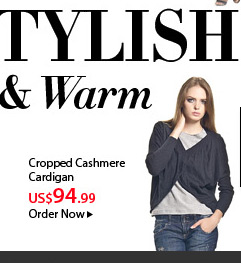 Cropped Cashmere Cardigan