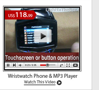 Wristwatch Phone & MP3 Player