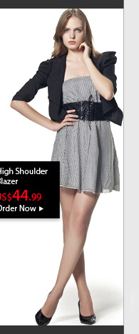 High Shoulder Blazer