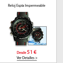 Reloj Espía Impermeable