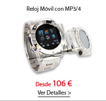 Reloj Móvil con MP3/4