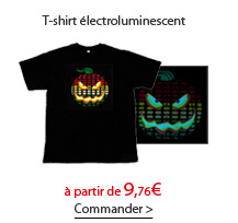 T-shirt électroluminescent