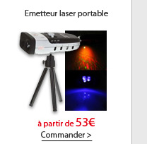 Emetteur laser portable
