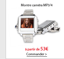 Montre caméra MP3/4