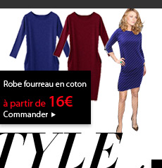 Robe fourreau en coton