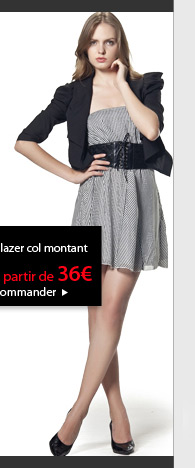 Blazer col montant