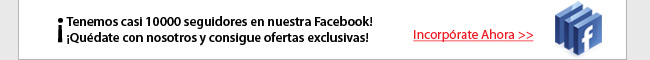¡Tenemos casi 10000 seguidores en nuestra Facebook!