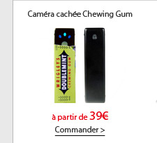 Caméra cachée Chewing Gum