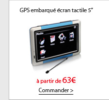 GPS embarqué écran tactile 5”