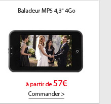 Baladeur MP5 4,3" 4Go