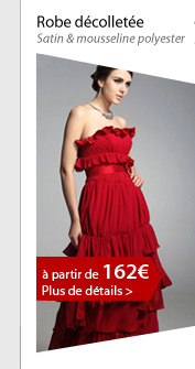 Robe décolletée