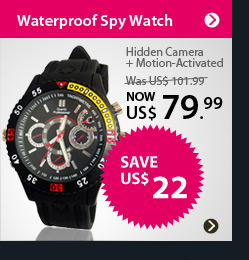 Waterproof Spy Watch