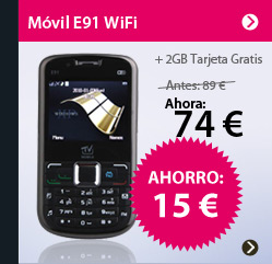 Móvil E91 WiFi 