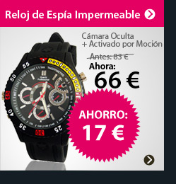 Reloj de Espía Impermeable