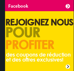 Rejoignez nous pour profiter des coupons de réduction et des offres exclusives!