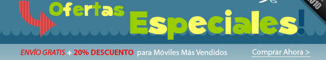 Envío Gratis + 20% Descuento para Móviles Más Vendidos       