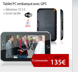 Tablet PC embarqué avec GPS