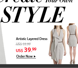 Artistic Layered Dress