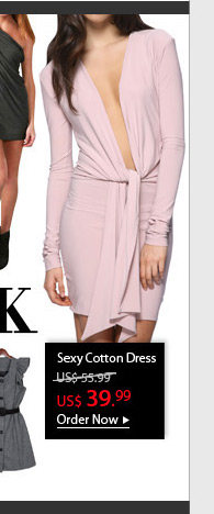 Sexy Cotton Dress