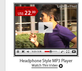 Headphone Style MP3 Player