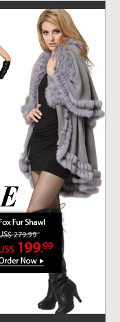 Fox Fur Shawl