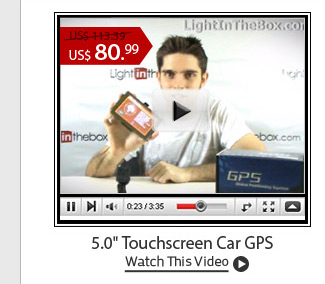 5.0" Touchscreen Car GPS