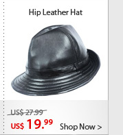 Hip Leather Hat