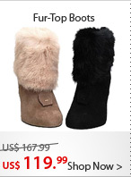 Fur-Top Boots