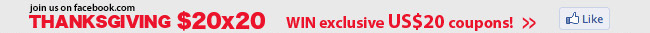 WIN exclusive US$20 coupons!
