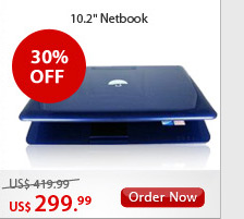 10.2" Netbook 