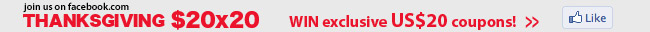 WIN exclusive US$20 coupons!