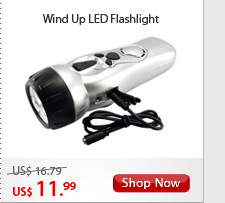 Wind Up LED Flashlight 