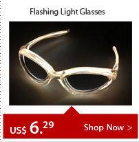 Flashing Light Glasses