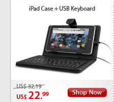 iPad Case + USB Keyboard