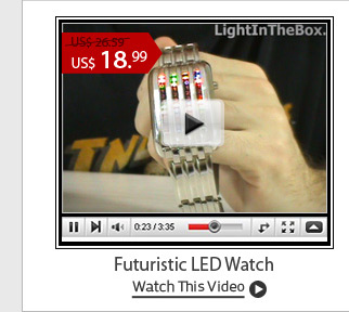 Futuristic LED Watch