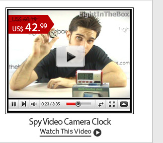 Spy Video Camera Clock 