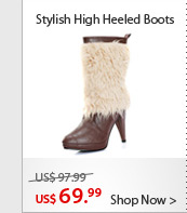 Stylish High Heeled Boots