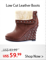 Low Cut Leather Boots