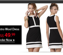 Retro Wool Dress